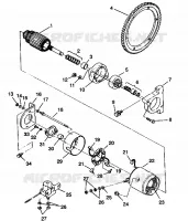 STARTING MOTOR CLASSIC E942865 AND  CLASSIC TOURING E942875 (49274027400051)