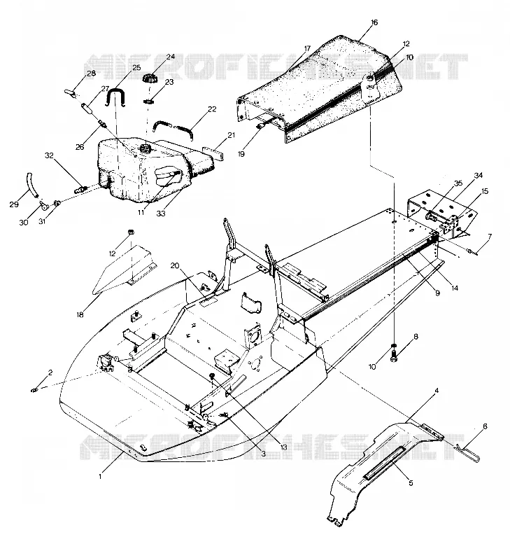 CHASSIS AND SEAT LTR/STARTRAK (4914141414001A)