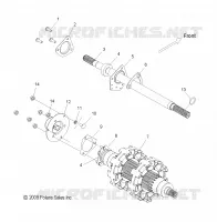 DRIVE TRAIN, JACKSHAFT AND DRIVE SHAFT