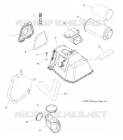 ENGINE, AIR INTAKE (BUILT 10/23/10 AND AFTER)