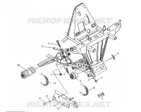 FRONT DRIVE ASSEMBLY 6X6 400L, SWEDISH S948740 AND  NORWEGIAN N948740 (4926812681013A)