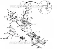 REAR CAB   SEAT SPORTSMAN 4X4 W968040 (4935943594A006)