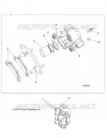 BRAKES, REAR CALIPER