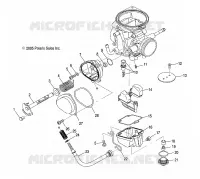 ENGINE, CARBURETOR, LOWER