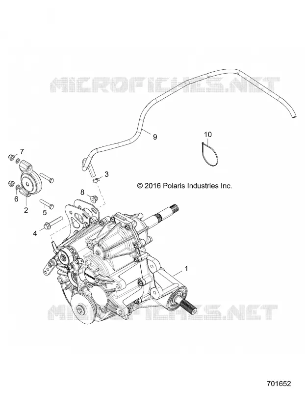 DRIVE TRAIN, MAIN GEARCASE MOUNTING