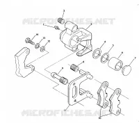 FRONT BRAKE 250 6X6 / W928727 (4922842284028A)