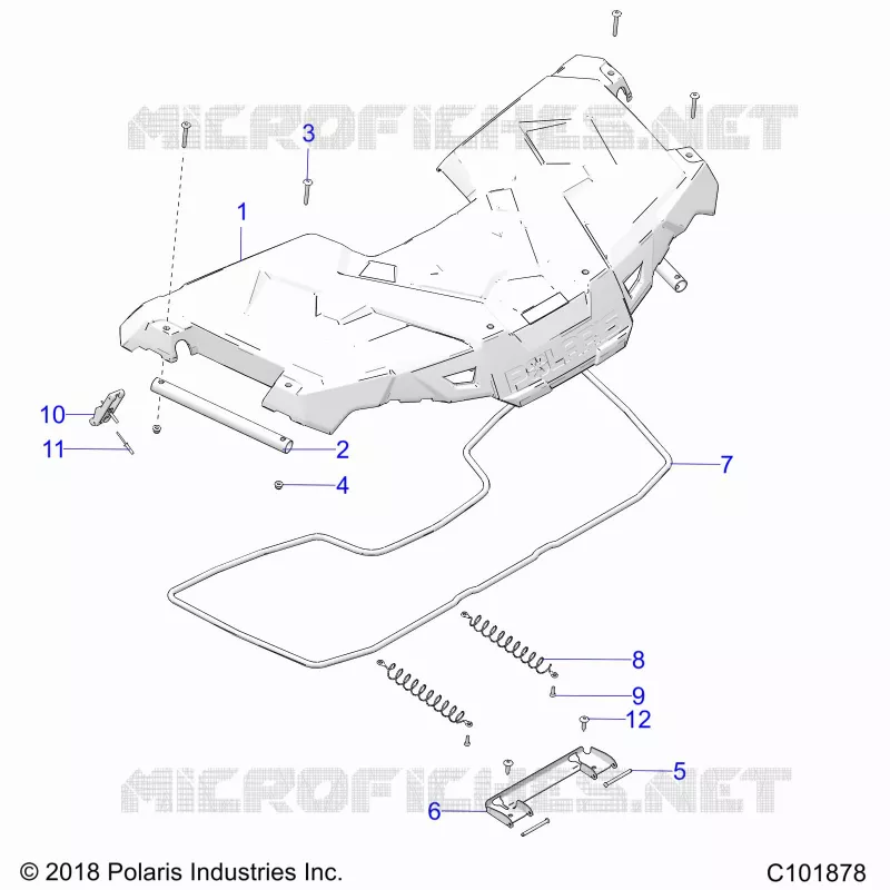 BODY, FRONT STORAGE