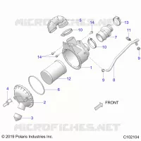 ENGINE, AIR INTAKE