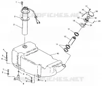 FUEL TANK SL 650 B954058 (4930483048A009)