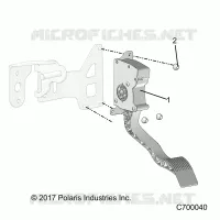 ENGINE, THROTTLE PEDAL