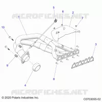 ENGINE, EXHAUST SYSTEM, HEADPIPE