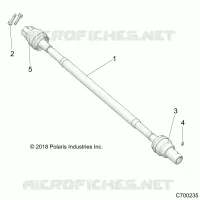 DRIVE TRAIN, REAR PROP SHAFT