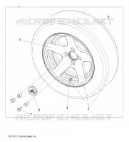 WHEELS, OPTIONS, WHEEL, 14 INCH STREET ALUMINUM RIM, US