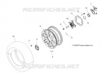 WHEELS, FRONT AND HUB