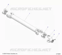 DRIVE TRAIN, REAR PROP SHAFT