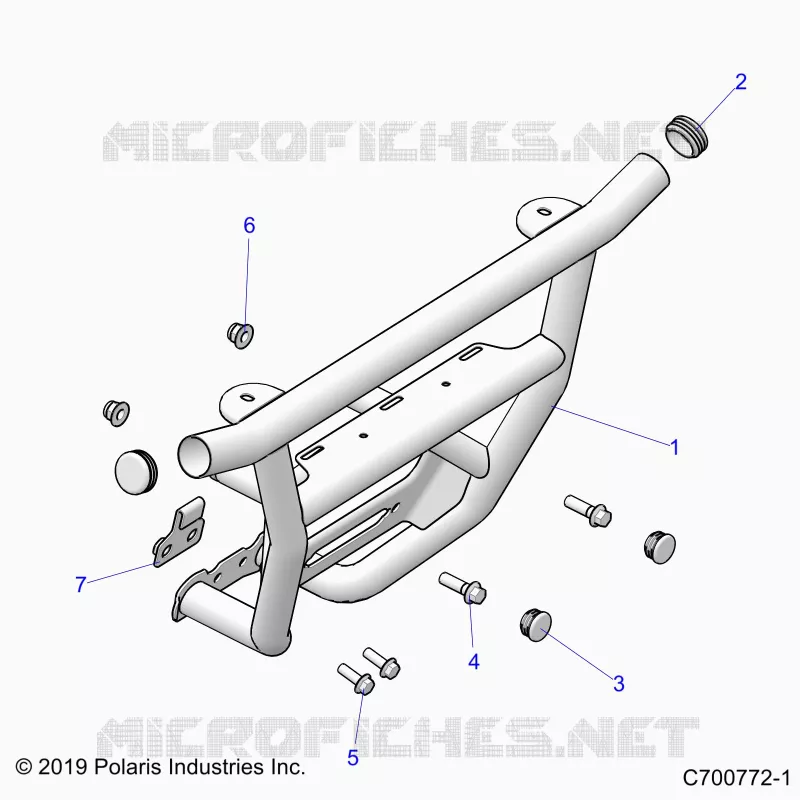 CHASSIS, FRONT BUMPER