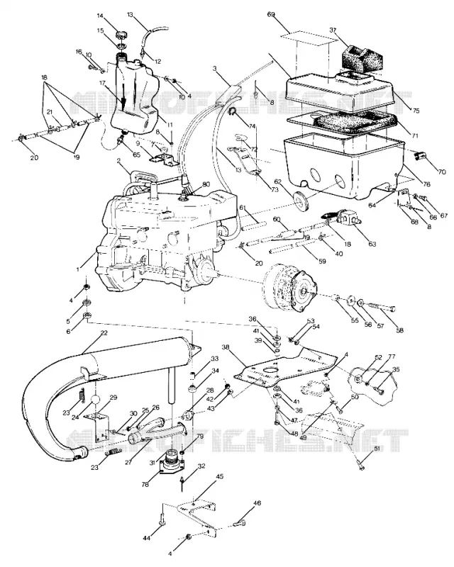 ENGINE MOUNTING SPORT AND SPORT GT (4915451545017A)