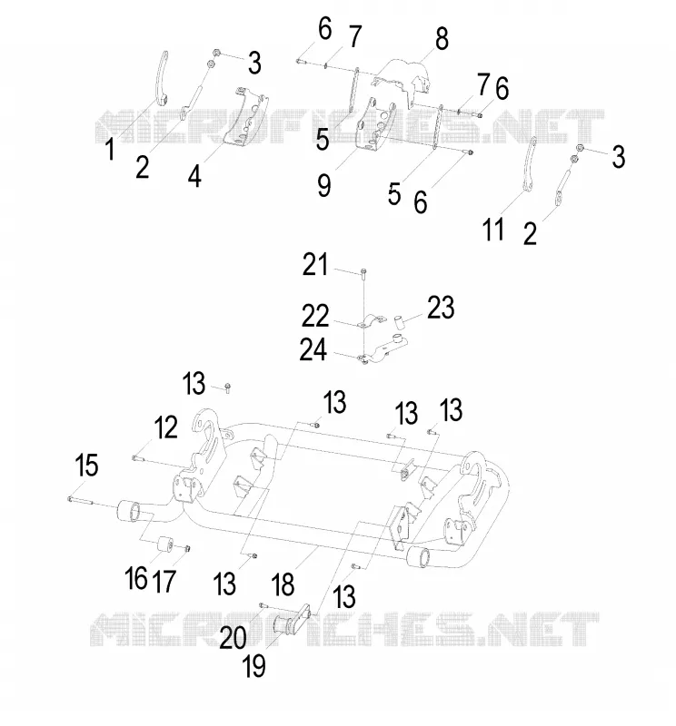 CHASSIS, SWING ARM