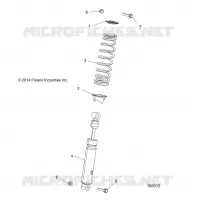 SUSPENSION, FRONT SHOCK