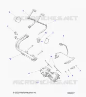 FUEL SYSTEM, RAIL, LINES AND THROTTLE BODY