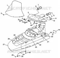 HOOD CLASSIC TOURING 0973365 AND EUROPEAN CLASSIC TOURING E973365 (4938493849A013)