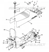 SEAT   GAS TANK XLT 0966756 (4933823382A007)