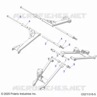 REAR SUSPENSION CONTROL ARM MOUNTING