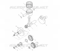 CRANKSHAFT AND PISTON