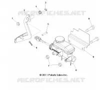 BRAKES, PEDAL AND MASTER CYLINDER