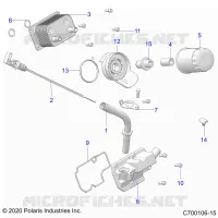 ENGINE, DIPSTICK & OIL FILTER