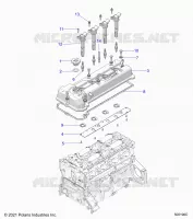 ENGINE, VALVE COVER
