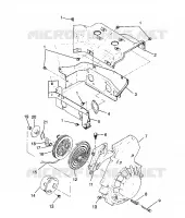 BLOWER HOUSING    RECOIL STARTER SPORT 0980443 AND SPORT TOURING 0980243 (4942054205C013)