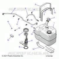 FUEL SYSTEM, FUEL TANK ASM.