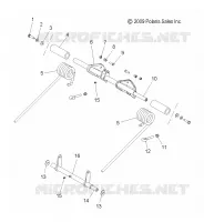 SUSPENSION, REAR TORQUE ARM AND PIVOT ARM