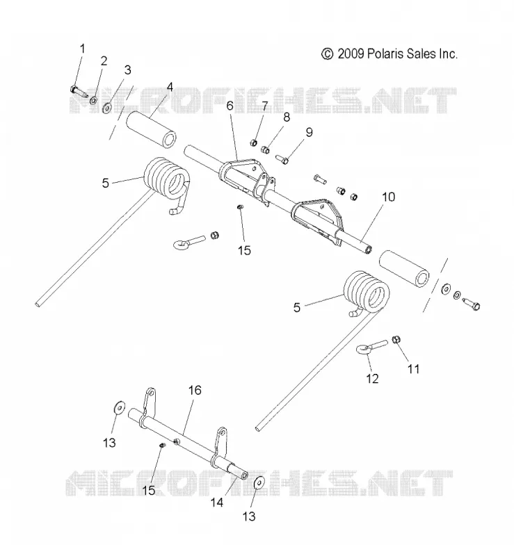 SUSPENSION, REAR TORQUE ARM AND PIVOT ARM