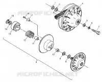 DRIVEN CLUTCH XPLORER 300 W97CC28C (4939813981C002)