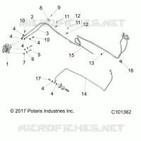 BRAKES, REAR BRAKE LINES