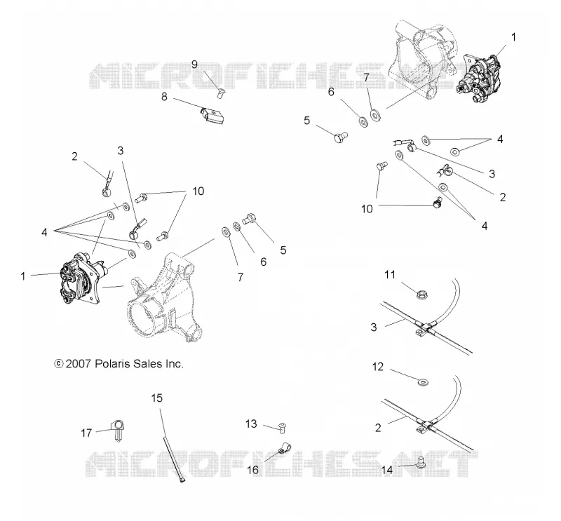 REAR BRAKE BRAKE LINES