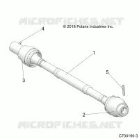 DRIVE TRAIN, FRONT PROP SHAFT
