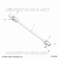 DRIVE TRAIN, FRONT PROP SHAFT