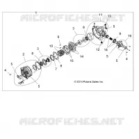 DRIVE TRAIN, FRONT GEARCASE INTERNALS