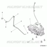 DRIVE TRAIN, FRONT GEARCASE MOUNTING