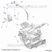 DRIVE TRAIN, MAIN GEARCASE MOUNTING