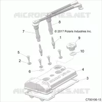 ENGINE, VALVE COVER