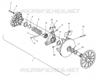 DRIVE CLUTCH ASSEMBLY XLT SPECIAL (XTRA) 0946767 (4927112711023A)
