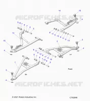 FRONT SUSPENSION CONTROL ARMS