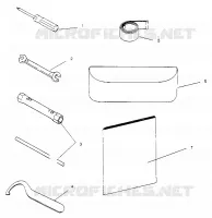 TOOL KIT    WIDETRAK GT 0952061 AND  EUROPEAN WIDETRAK GT E952061 (4928962896C001)