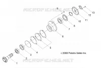 DRIVE TRAIN, GEAR SHAFT OUTPUT