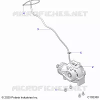 DRIVE TRAIN, GEARCASE MOUNTING, FRONT
