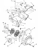 BLOWER HOUSING   RECOIL STARTER ASSEMBLY TRAIL / 0930761 AND  TRAIL DELUXE (4923222322041A)